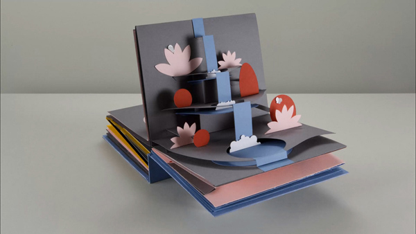 MAKI:minimag_Stop Motion Pop-up book: A drop of water