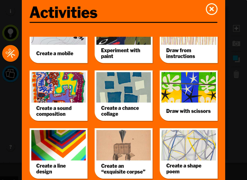 MOMA Art Lab app – minimag